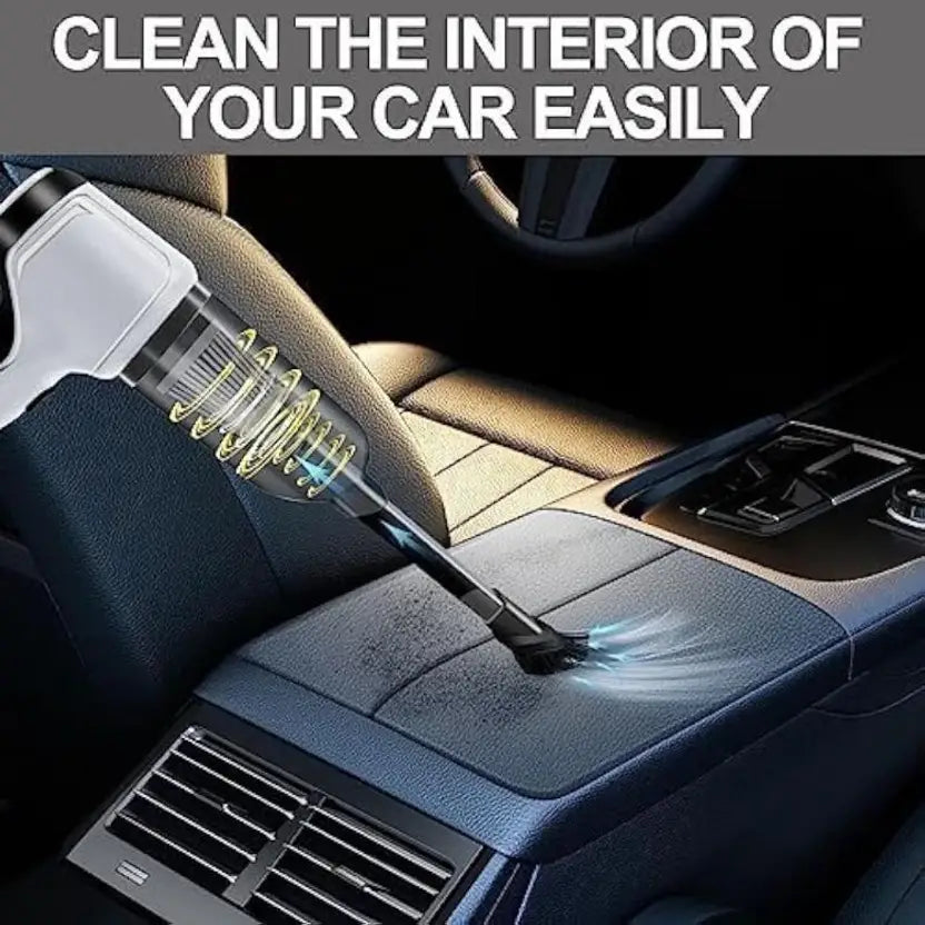 Totthar 3-in-1 Mini Cordless Handheld Vacuum Cleaner for Wet & Dry Cleaning VC37 Car Vacuum Cleaner with Reusable Dust Bag (Google Assistant)  (Multicolor)