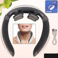 4-Head Electric Neck & Shoulder Massager with Heat