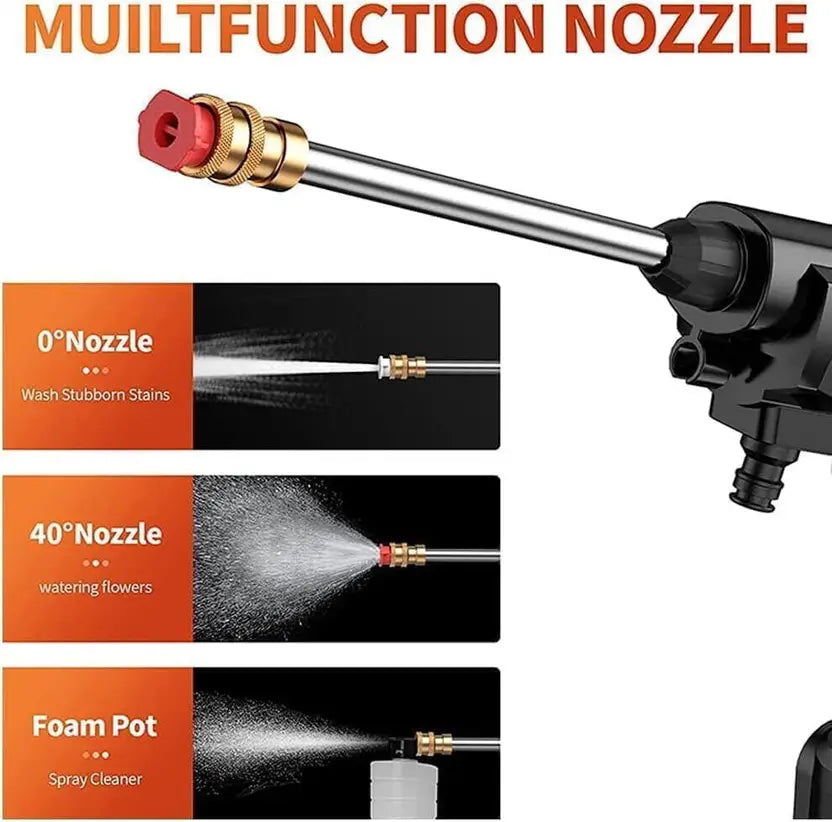 VELORA 6 in 1 Nozzle Car Washer High Pressure Gun Spray Gun