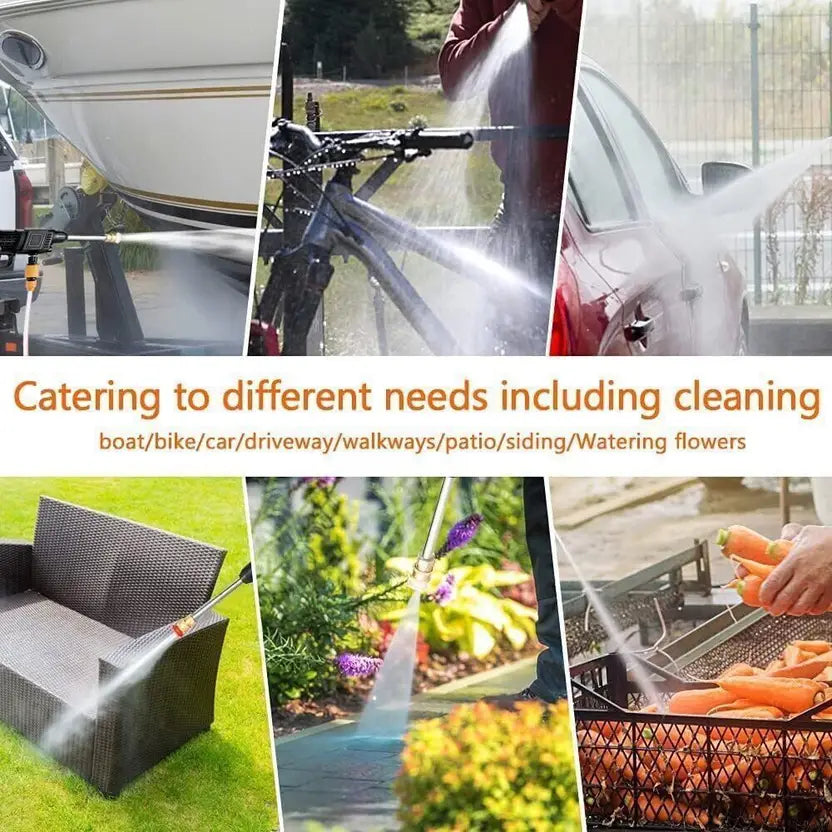 VELORA 6 in 1 Nozzle Car Washer High Pressure Gun Spray Gun