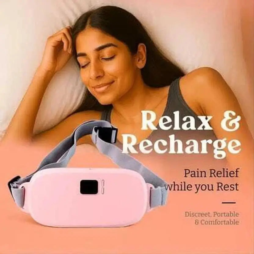 CANDCDYNAMIX Rechargeable Smart Warm Palace Belt, Period Massager (1 Pc)